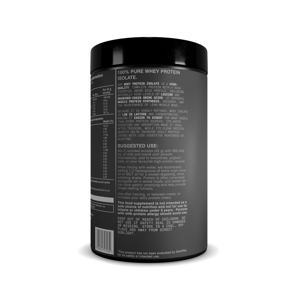 Madagascan Vanilla Whey Protein Isolate